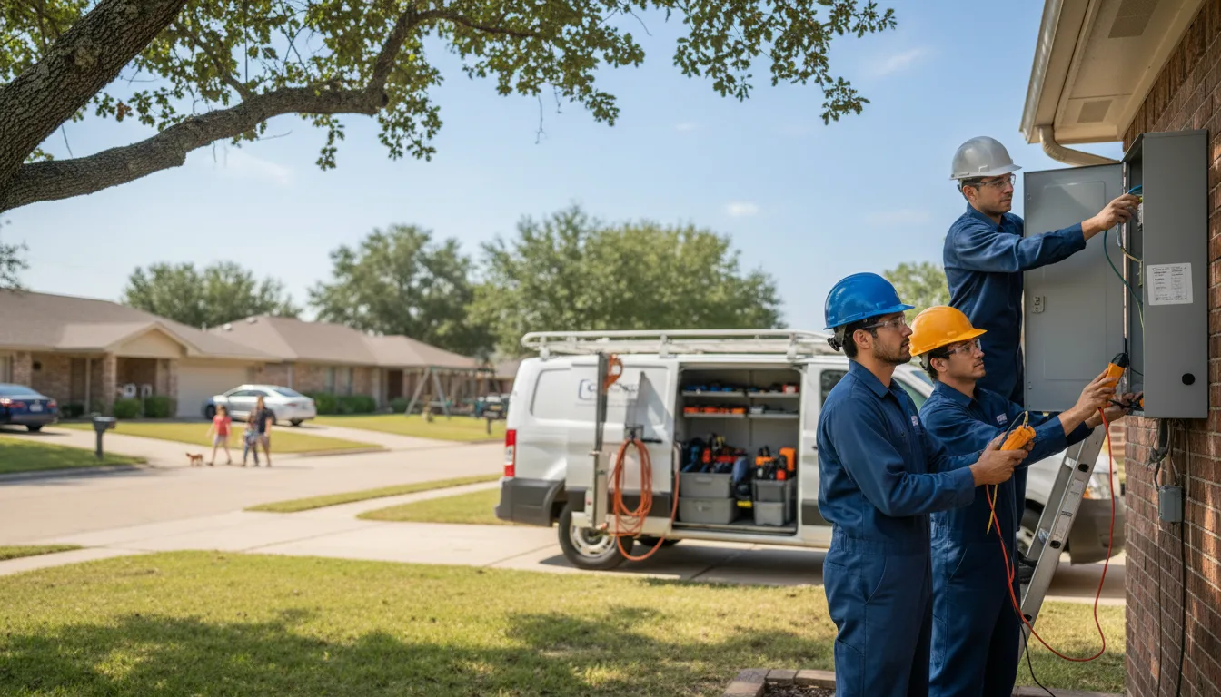 Certified electrician providing emergency electrical services in Prague, NE